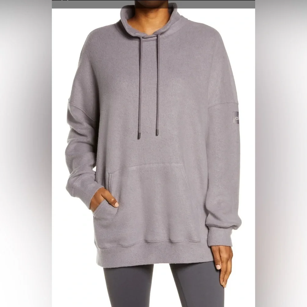 ALO YOGA Tranquil Pullover - Purple Dusk unsure of size